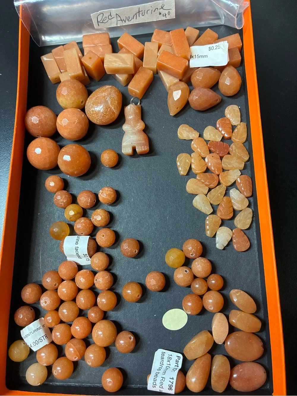 Lot of 2+ pounds assorted gemstone beads - great for jewelry making